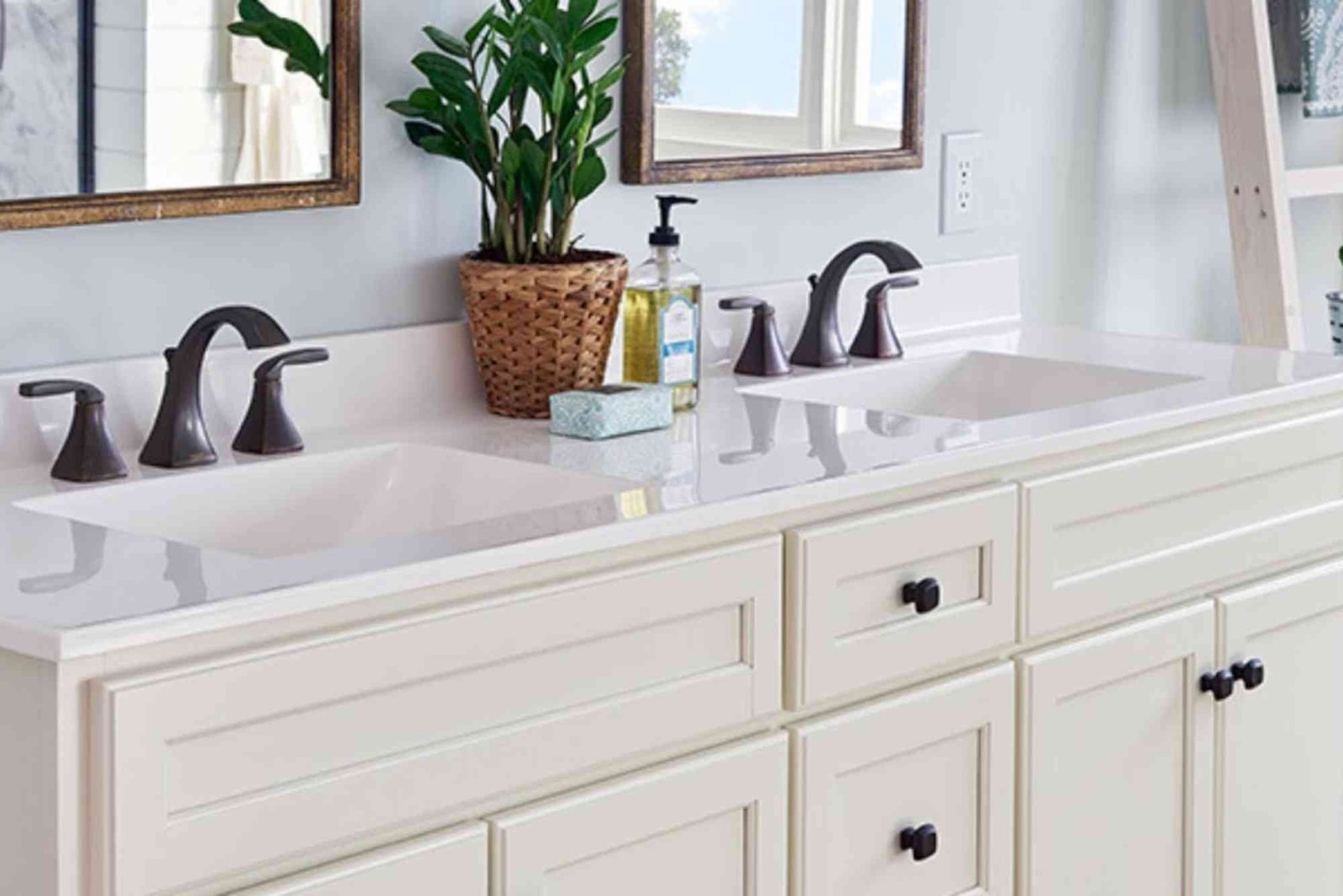 How to Updating Your Bathroom with Almond Fixtures — Materials & Costs